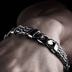 Mens Silver Bracelet - Misa & Co. Handcrafted in Bali Bracelet - Triple Strand V